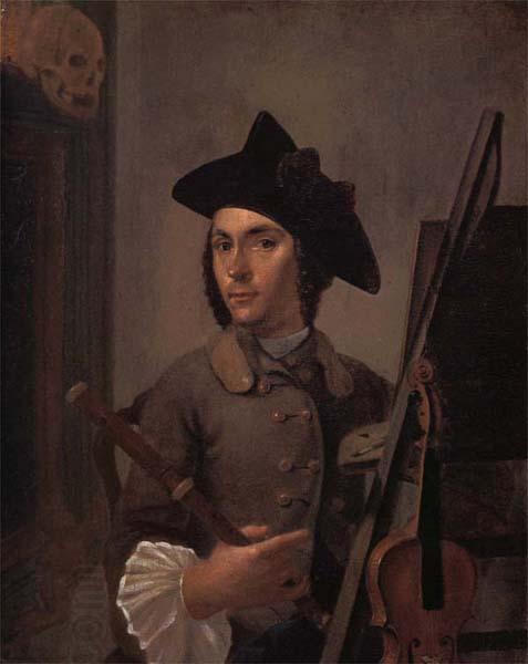 Gerrit Bakhuizen Self-Portrait oil painting picture